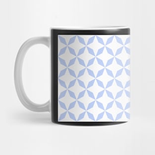 Abstract pattern - blue and white. Mug